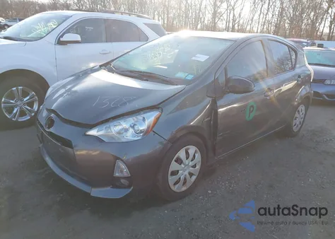 2012 Toyota Prius C Two from USA, damaged, VIN JTDKDTB31C1031228